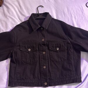 Uniqlo Black Denim Jacket